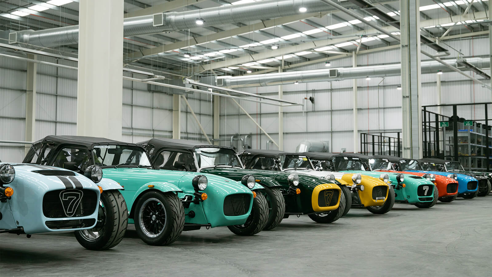Výrobní linka Caterham